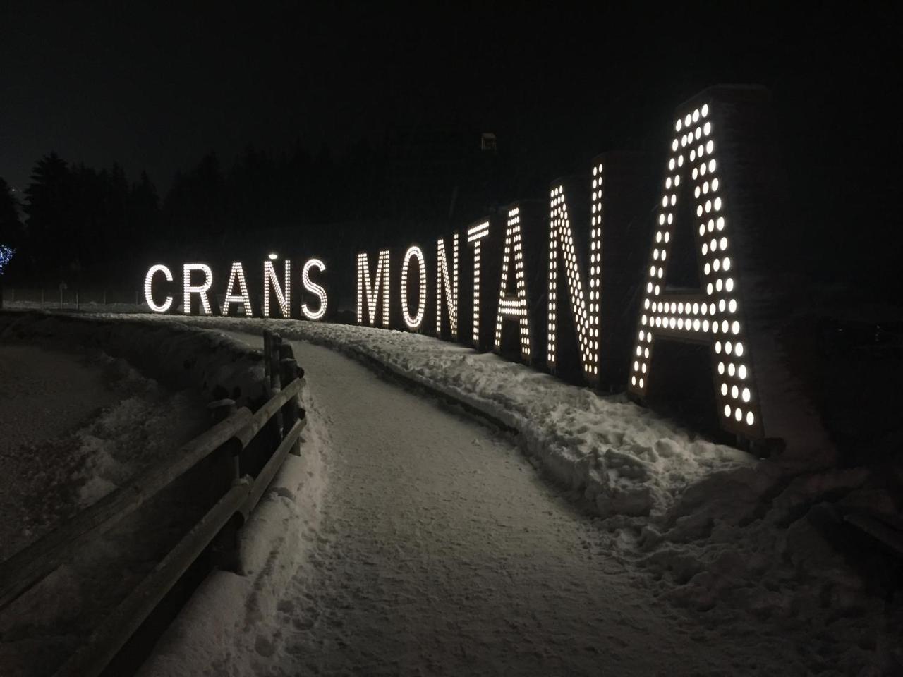 Plein Centre, Ski A Pied, Vue, Calme Crans-Montana Exteriér fotografie